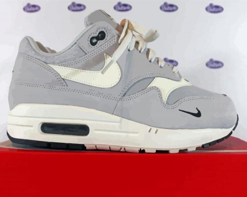 Grey Nike Air Max 1 Paint By Numbers