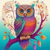 Heart Owl Paint By Numbers