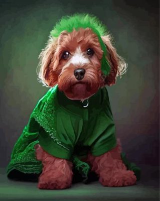 Leprechaun Dog Paint By Numbers