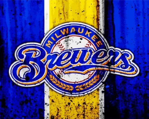 Milwaukee Brewers Logo Paint By Numbers