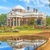 Monticello Thomas Jefferson House Paint By Numbers