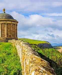 Mussenden Temple Landscape Paint By Numbers
