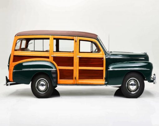 Old Woody Car Paint By Numbers