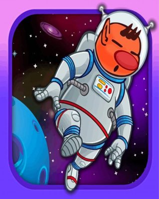 Olimar In Space Paint By Numbers