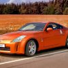 Orange Nissan 350z Paint By Numbers