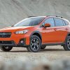 Orange Subaru Crosstrek Car Paint By Numbers