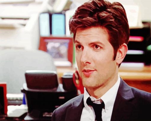 Parks And Recreation Ben Wyatt Character Paint By Numbers