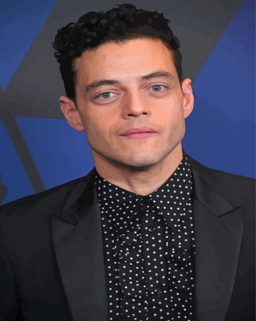 Rami Malek Actor Paint By Numbers