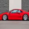 Red Ferrari F40 Paint By Numbers