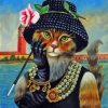 Retro Cat Paint By Numbers