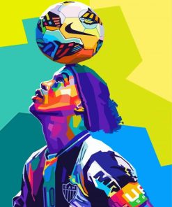 Ronaldinho Pop Art Paint By Numbers
