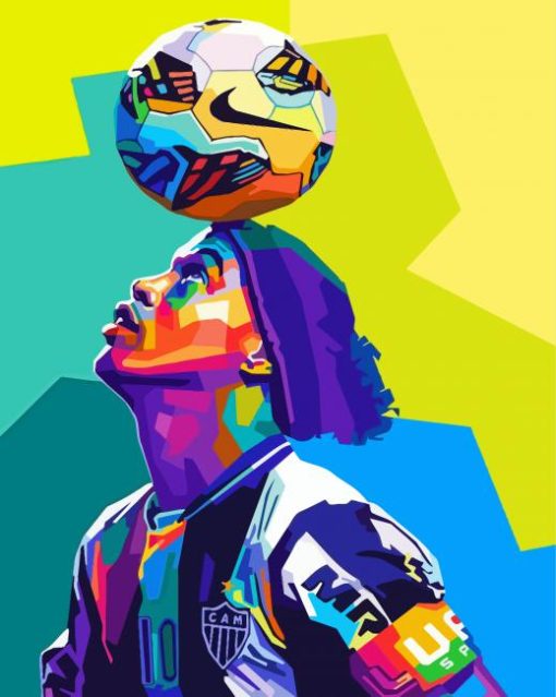 Ronaldinho Pop Art Paint By Numbers