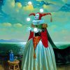 The Clown Lady Michael Cheval Absurd Paint By Numbers