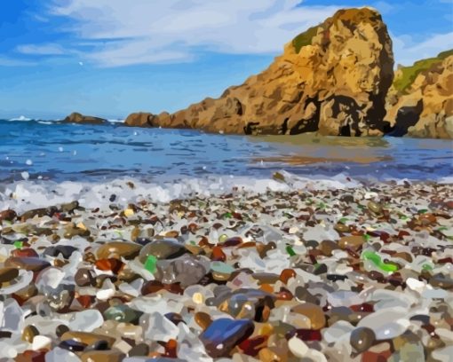 The Glass Beach Paint By Numbers