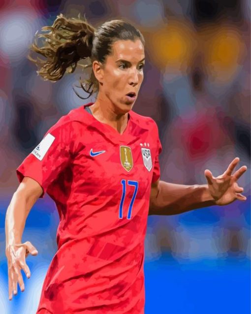 Tobin Heath Player Paint By Numbers