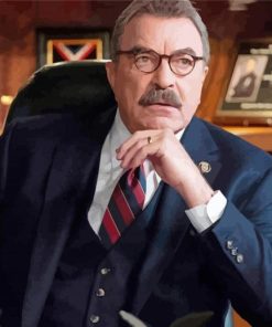 Tom Selleck In Blue Bloods Paint By Numbers