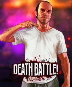 Trevor Philips Death Battle Paint By Numbers