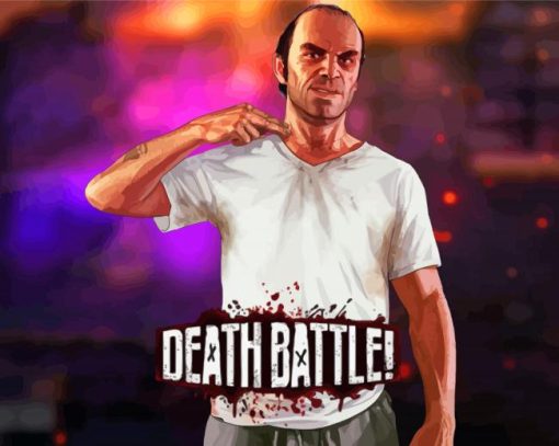 Trevor Philips Death Battle Paint By Numbers