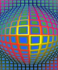 Vega Nor Victor Vasarely Paint By Numbers