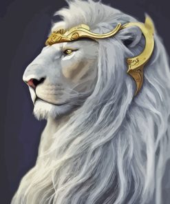 White Lion Prince Paint By Numbers
