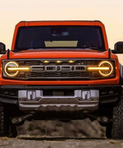 2022 Orange Ford Bronco Car Paint By Numbers