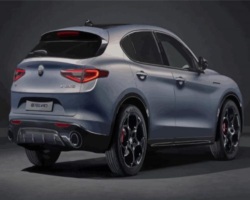 Alfa Romeo Stelvio Car Paint By Numbers