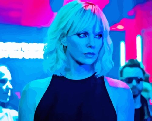 Atomic Blonde Movie Paint By Numbers