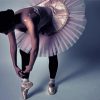 Ballerina Putting On Shoe Paint By Numbers