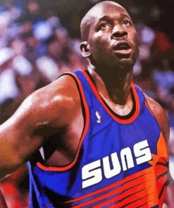 Basketball Player Wayman Tisdale Paint By Numbers