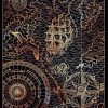Black Gold Pirate Map Paint By Numbers