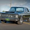 Black Plymouth Belvedere Paint By Numbers