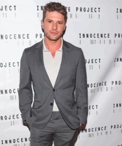 Classy American Actor Ryan Phillippe Paint By Numbers