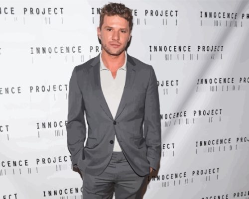 Classy American Actor Ryan Phillippe Paint By Numbers