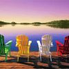 Colorful Chairs Muskoka Paint By Numbers