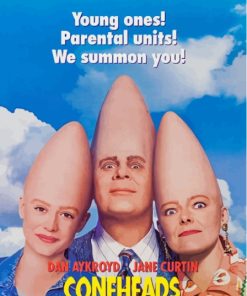 Coneheads Movie Poster Paint By Numbers