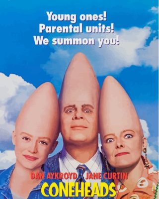 Coneheads Movie Poster Paint By Numbers