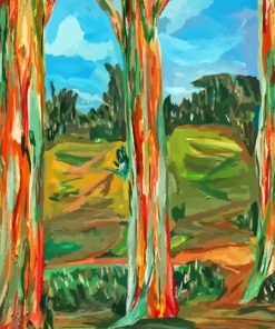 Eucalyptus Trees Art Paint By Numbers