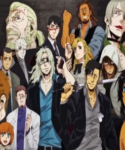 Gangsta Anime Characters Paint By Numbers