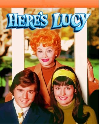 Heres Lucy Sitcom Poster Paint By Numbers