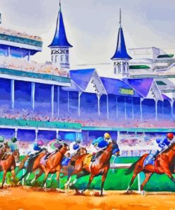 Horse Track Paint By Numbers