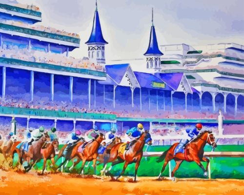 Horse Track Paint By Numbers