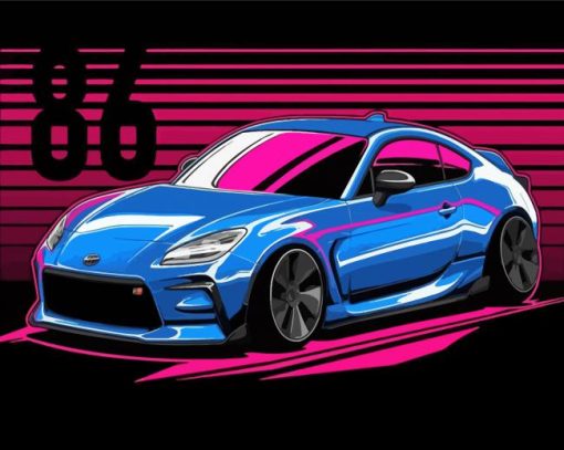 Toyota Gr 86 Car Paint By Numbers