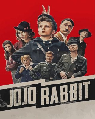 Jojo Rabbit Movie Poster Paint By Numbers