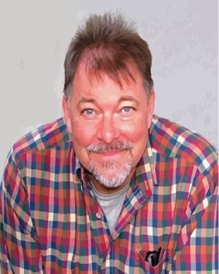 Jonathan Frakes Actor Paint By Numbers