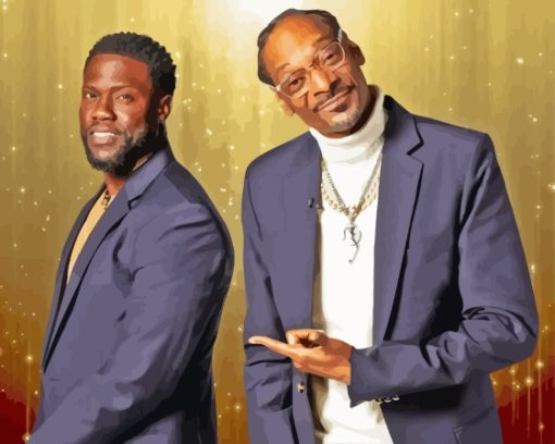 Kevin Hart And Snoop Dogg Paint By Numbers