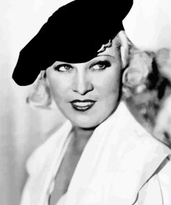 Mae West Beautiful Actress Paint By Numbers