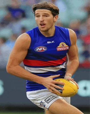 Marcus Bontempelli Australian Rules Football Player Paint By Numbers