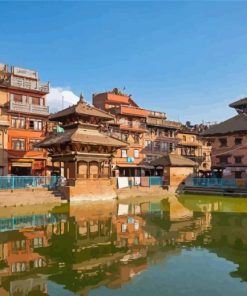 Nepal Bhaktapur Paint By Numbers