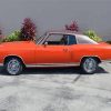 Orange Chevy Monte Carlo Car Paint By Numbers