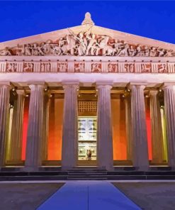 Parthenon Nashville Tennessee Paint By Numbers